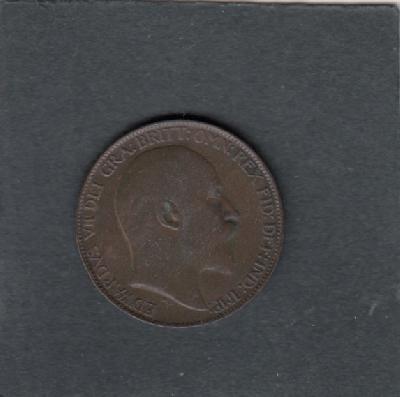 Beschrijving: 1/2 Penny  EDWARD VII 
